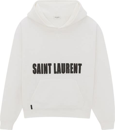 ysl white hoodie